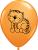 Ballon Qualatex en impression Animaux  CUDDLY   Assortis 11 (28cm) poche de 25
